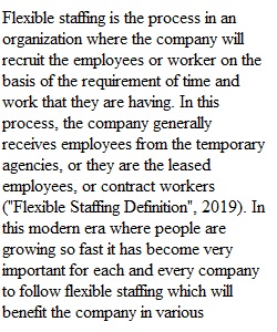 Case Study 2: Applications: Deciding Whether to Use Flexible Staffing